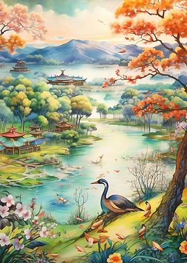 Nature Flower Landscpae