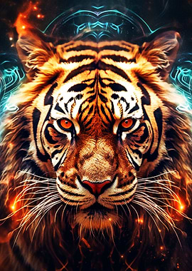 The tigers eyes