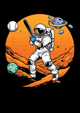Baseball Astronaut