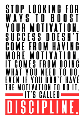 Motivation Vs Discipline