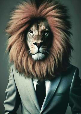 Lion in Suit