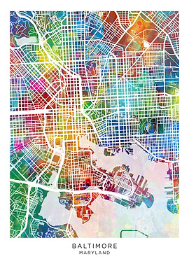 Baltimore Maryland Map