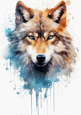 Wolf Watercolor