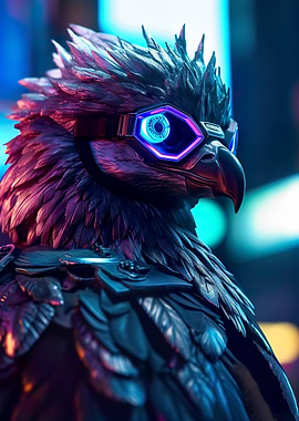 Cyberpunk Eagle