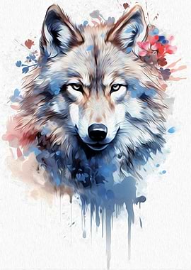 Wolf Watercolor