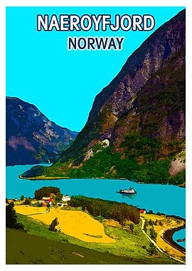 Naeroyfjord norway travel