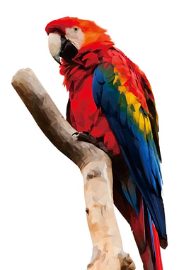 Low Poly Parrot