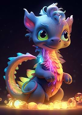baby dragon neon
