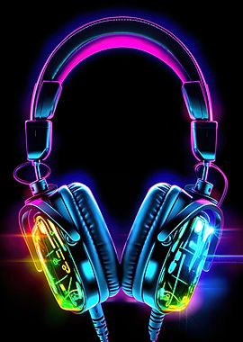 headphone neon