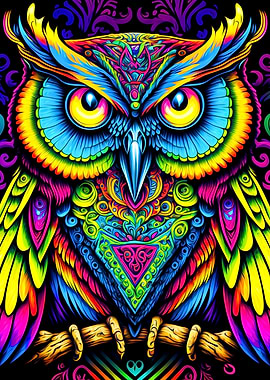 Colorful Owl