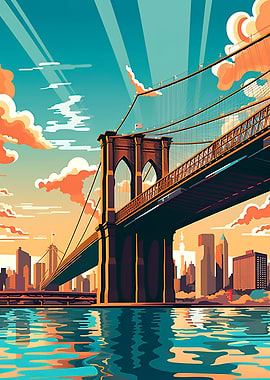 Brooklyn Bridge Vintage