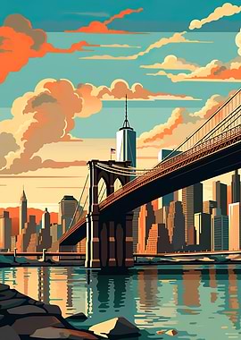 Brooklyn Bridge Vintage