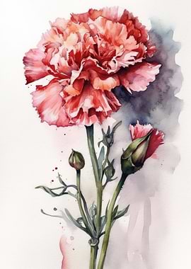 Carnation Pink Blossom