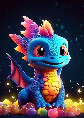 baby dragon neon