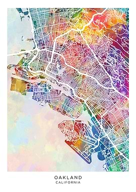Oakland California Map