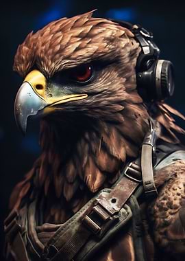 Animal Soldier Hawk