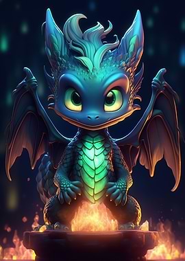 baby dragon neon