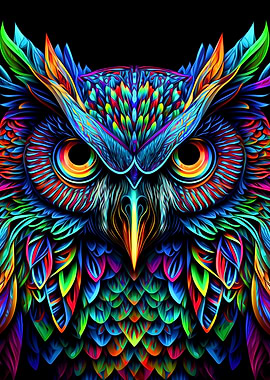 Colorful Owl