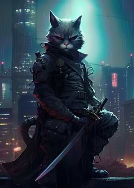 Cyberpunk Cat