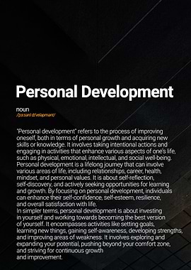 Personal Development
