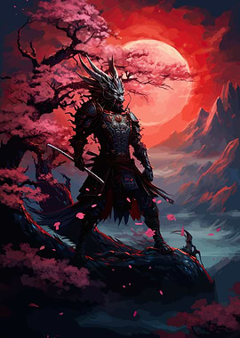 Dragon And Samurai Fantasy