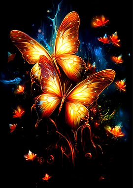 Neon Butterfly