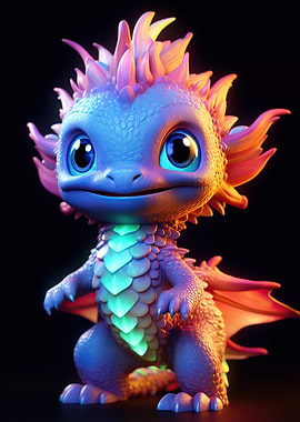 baby dragon neon