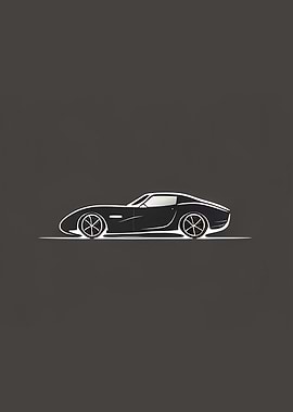Minimalist Car Vintage