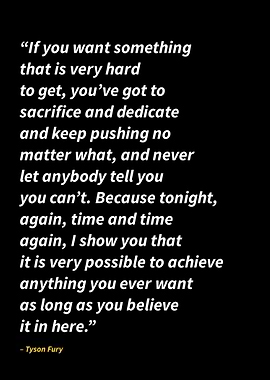 Tyson Fury quotes