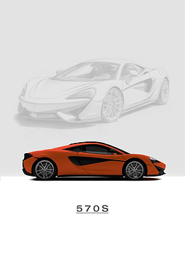 McLaren 570S Orange