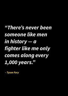 Tyson Fury quotes