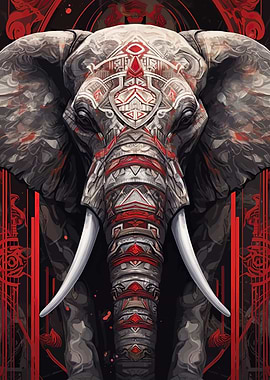 Fantasy Graceful Elephant