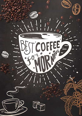 Best morning Coffee sign