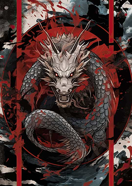 King Fantasy Dragon Sketch