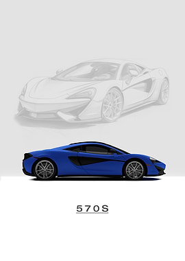 McLaren 570S Blue