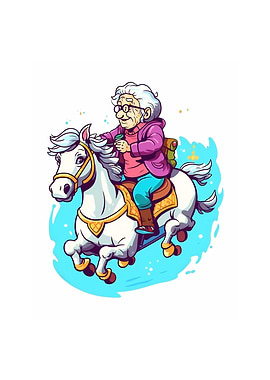 Horse Rider Grandma