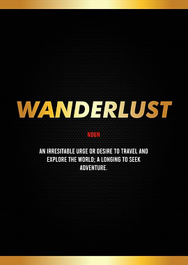 wanderlust