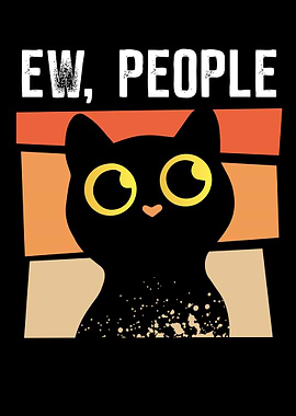 Ew People cat hates people
