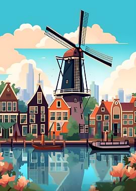 Amsterdam Windmill Travel