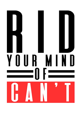 Ride your mind of cant