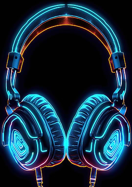 headphone neon
