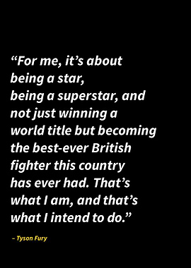 Tyson Fury quotes
