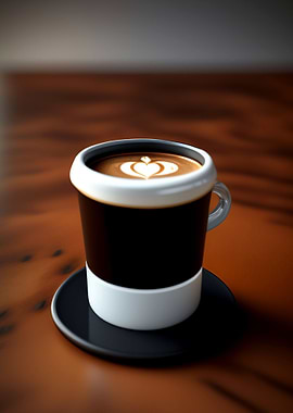 coffee on table in cup
