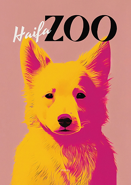 Retro Dog at Haifa Zoo