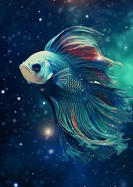 Cosmic Galaxy Betta Fish