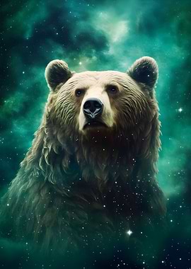 Cosmic Galaxy Bear
