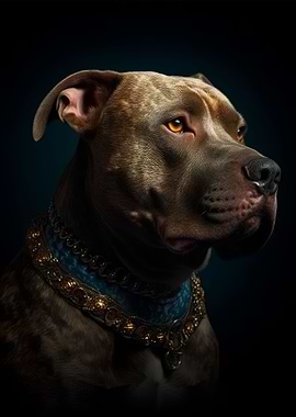 rottweiler dog portrait