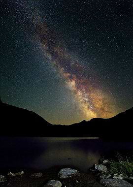 Milky Way in the Alps