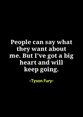 Tyson fury Quotes