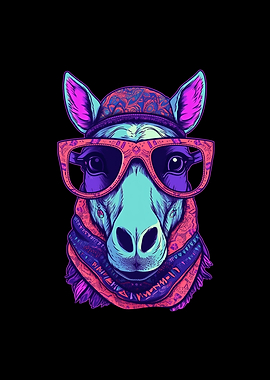 Horse Wearing Sunglasses